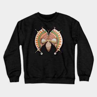 Circular butterfly Crewneck Sweatshirt